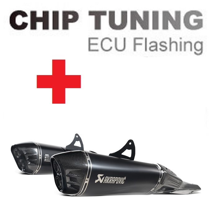 Suzuki GSX-1300R 2021 2022 2023 Hoge Performance ECU Flash tuning + Akrapovic S-S13SO4-HRAATBL (Stage 3) - Klik op de afbeelding om het venster te sluiten