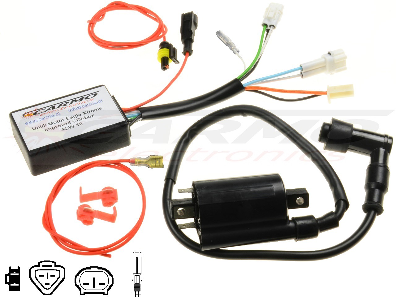 Unilli motors Eagle Xtreme CDI unit ontsteking 4CW-10 - Klik op de afbeelding om het venster te sluiten