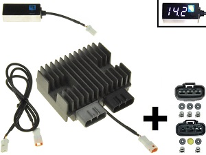 CARR5925-SERIE - MOSFET SERIE SERIES + CHECK Spanningsregelaar gelijkrichter (verbeterde SH847) 12V/50A/700W + connectoren CARR5925-SERIE - MOSFET SERIE SERIES + CHECK Spanningsregelaar gelijkrichter (verbeterde SH847) 12V/50A/700W + connectoren
